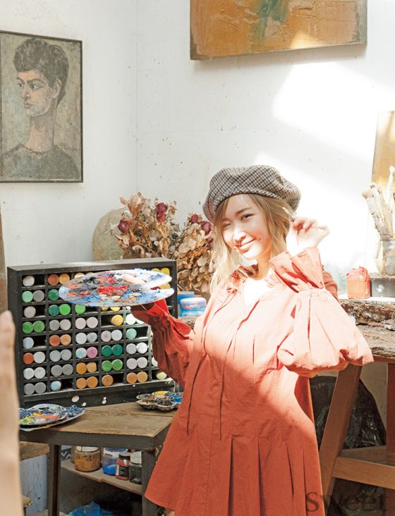 おっきいティラミスに大興奮♡紗栄子のパリ撮影裏話