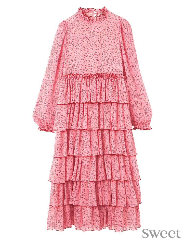 王道ピンクのドレスにキュン♡可愛すぎるくらいがちょうどいい！
