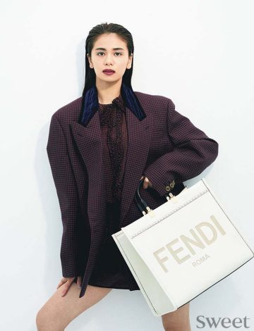 E-girls佐藤晴美がハイブランド縛りで旬コーデ披露！ ハンサム＆レディな魅力に恋♡