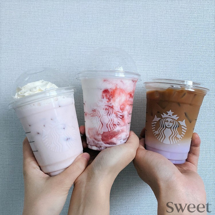 韓国スタバ、春の新作レポ！ さくら色のドリンク＆ケーキ♡ | sweetweb.jp