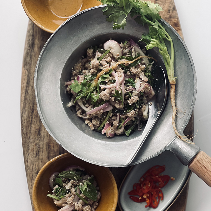 アジアンご飯レシピ（6）　ホームパーティにオススメ。タイのひき肉サラダ「ラープ」