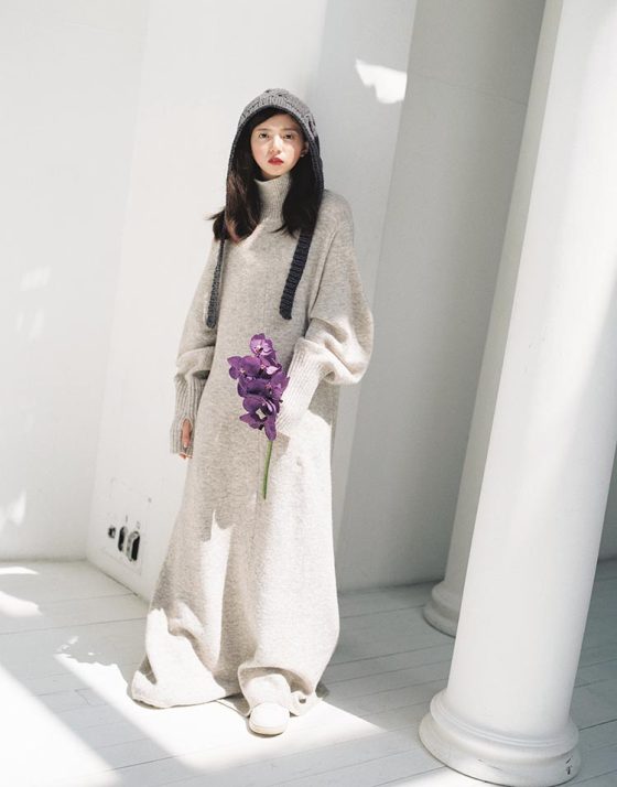 【乃木坂46・齋藤飛鳥】一枚でカワイイが完成♡今年の冬、纏いたいのはニットドレス！