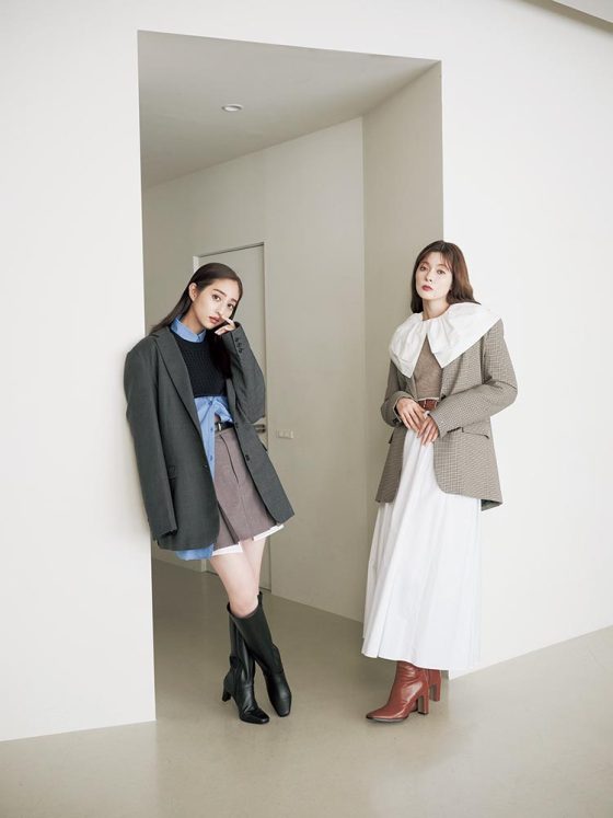 【COOL派・堀田茜】VS【GIRLY派・八木アリサ】 NEOトラッドな着こなし対決！