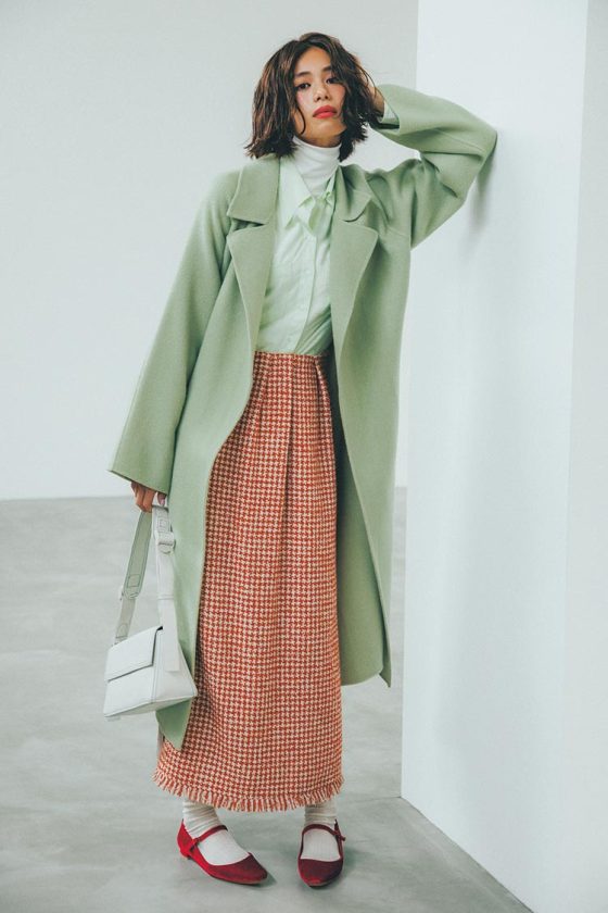 【佐藤晴美×旬コート】着映えするキレイ色のウールコートが欲しい♡