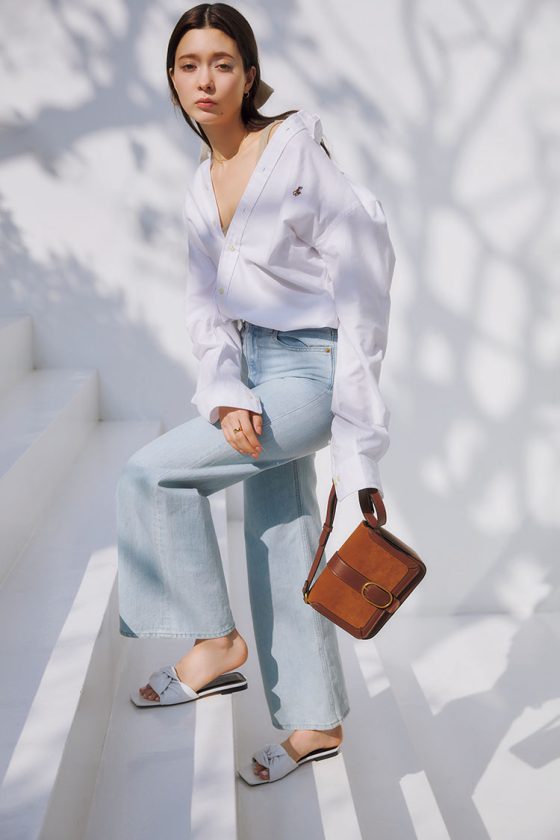 【八木アリサ】シャツで魅せる♡メンズMIX