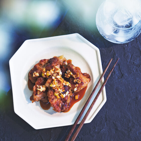 【おざみに教わる♡おつまみレシピ】油を使わずヘルシー！唐揚げのネギだれの作り方