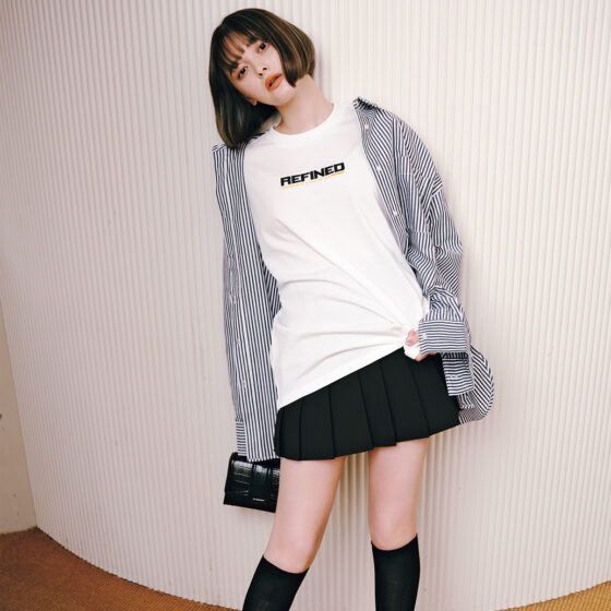 sweetブランド誌上展示会♡ GRLの好印象な背伸びY2Kコーデ