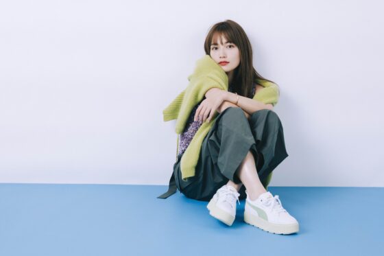 【PR PUMA】この秋、川口春奈がABCマートで出会った大人モードなPUMAの厚底シューズ♥