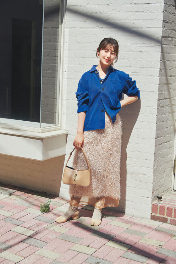 【おしゃれなあのコの秋私服SNAP】BEAMSプレス河江遥香さんのカフェ巡りコーデ