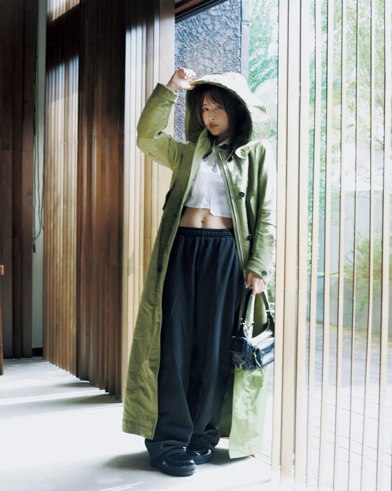 【紗栄子が厳選】PRADAのロングモッズコートで着まわし！