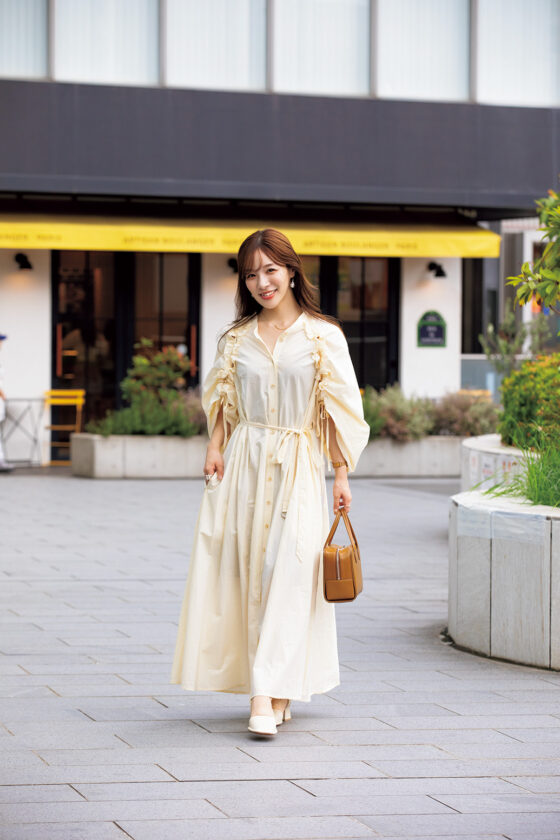 【おしゃれなあのコ秋服SNAP】Aiméine ディレクター 内山綾タさんのドレスコーデ