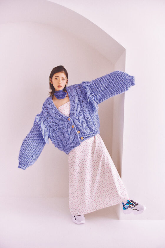 【小芝風花】表情豊かなケーブルニットの虜♡