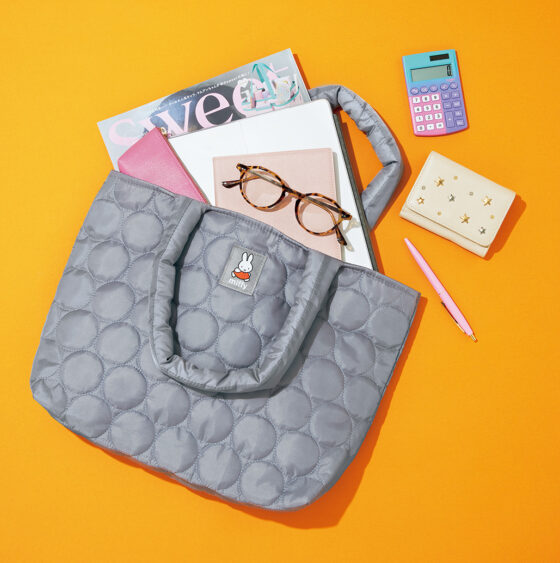 【今月号の付録】ミッフィーのふわふわキルティングトートバッグ（1/12発売sweet2月号）