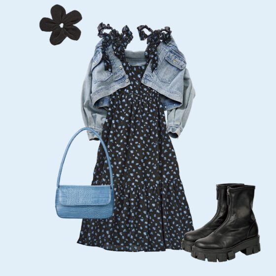 【デニムジャケット着回し】どんな服とも相性抜群♡ トレンド感たっぷりコーデ