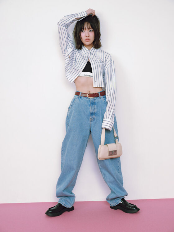 【デニムコーデ】田中芽衣が魅せる♡ 女っぷり高めるメリハリスタイル