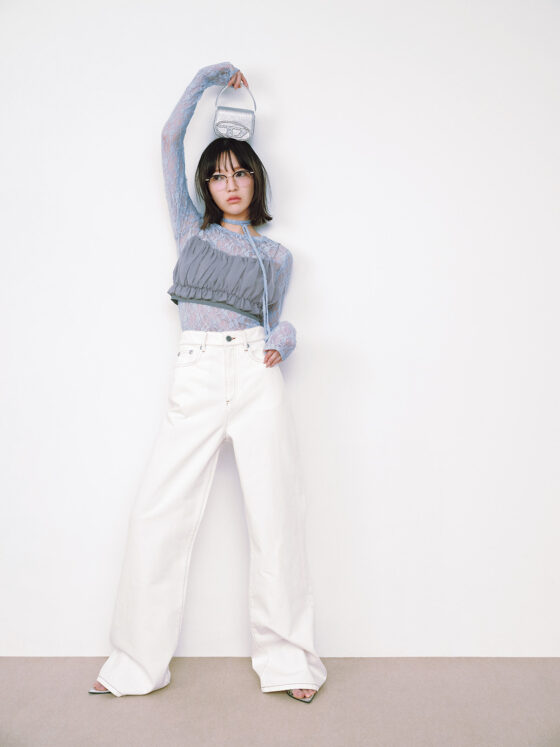 【白デニム】夏に映える！爽やかでやんちゃなバランスコーデ