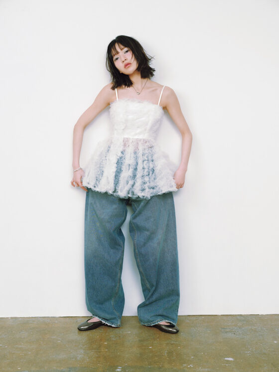 【田中芽衣】が魅せる！ダボつくデニムが可愛い過ぎ♡