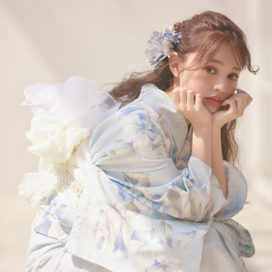 【sugar nine×ちぃぽぽ】夏をロマンティックに彩る、ときめき淡色浴衣♡