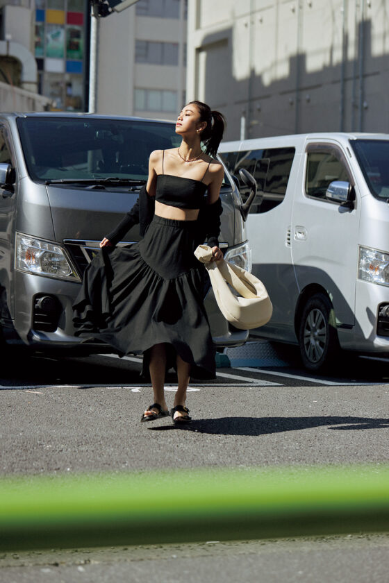 【佐藤晴美】質感で魅せる♡ 周りと差がつくセットアップ3選