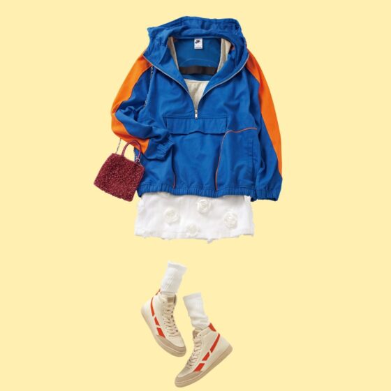 【ナイキ】トレンド感たっぷり♡ アノラックをおしゃれに着回し！