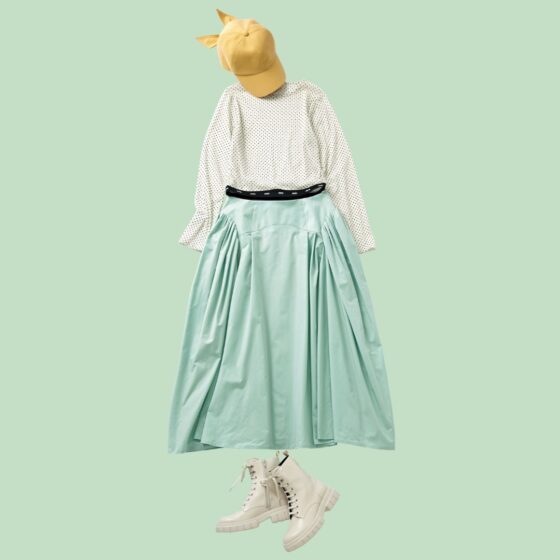 【スカート着回し】おしゃれ初心者さんにもおすすめ♡ カラースカートコーデ