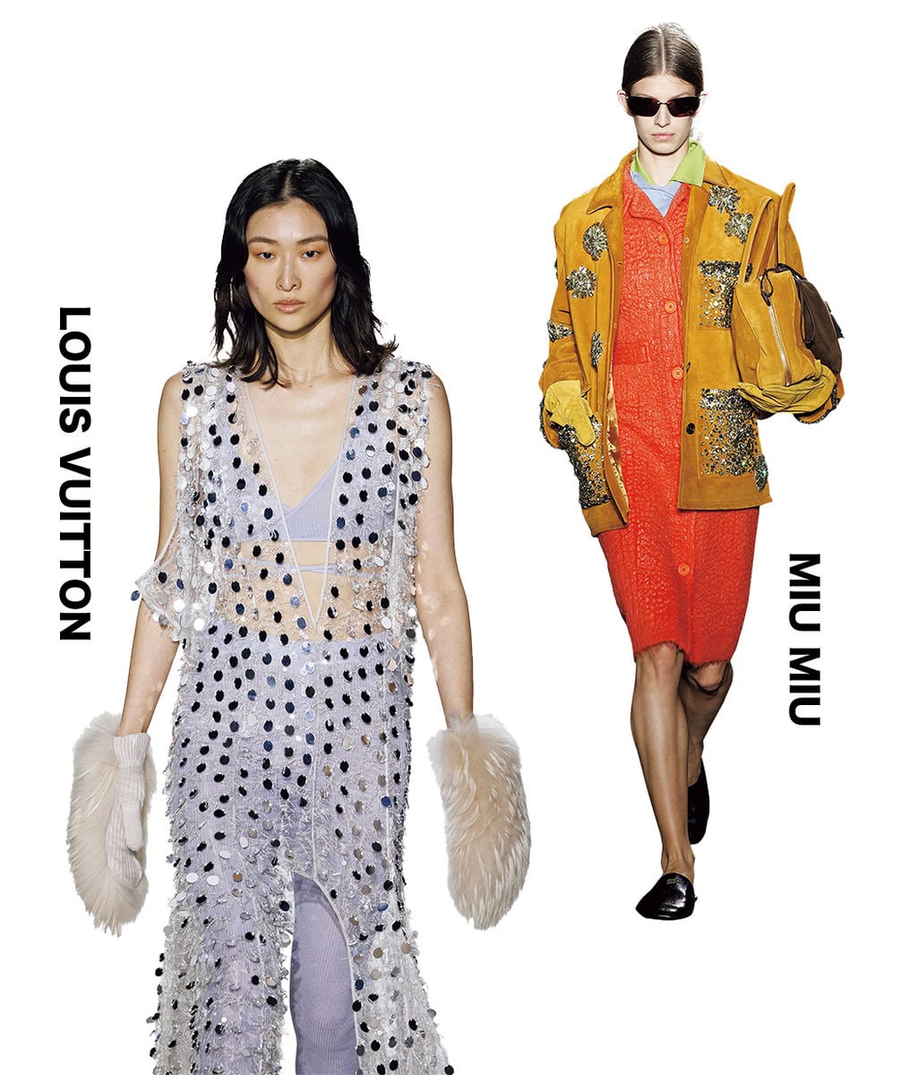 MIU MIU、LOUIS VUITTON