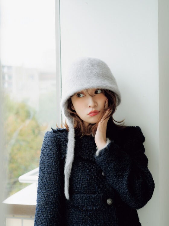 ショートでもロングでも似合う♡「もこもこ帽子」で簡単ヘアアレンジ