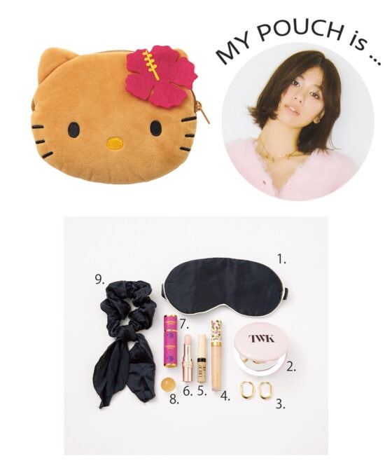 リアルに愛用しているコスメは？「佐藤晴美」のポーチの中身を大公開♡