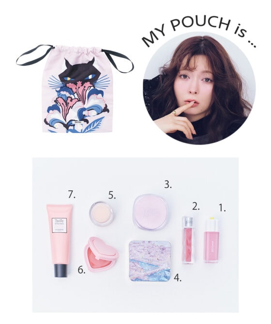 憧れのドーリーフェイスを叶える♡「八木アリサ」のリアルポーチの中身を大公開