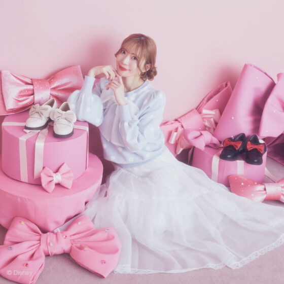 「ABCマート」×「Areeam」の特別なディズニーコレクション！「ミニーマウス」モチーフの3WAYローファー♡