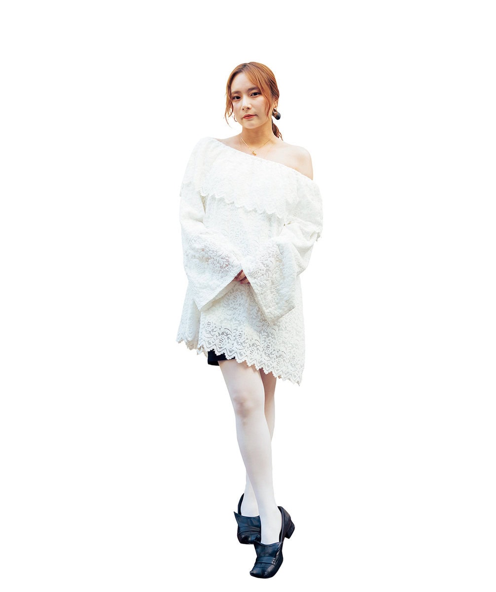 アウター×肌見せ　HONEY MI HONEY 