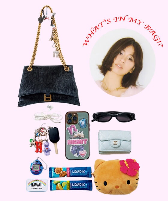 真似したくなるモノばかり！【佐藤晴美】のバッグの中身を大公開♡