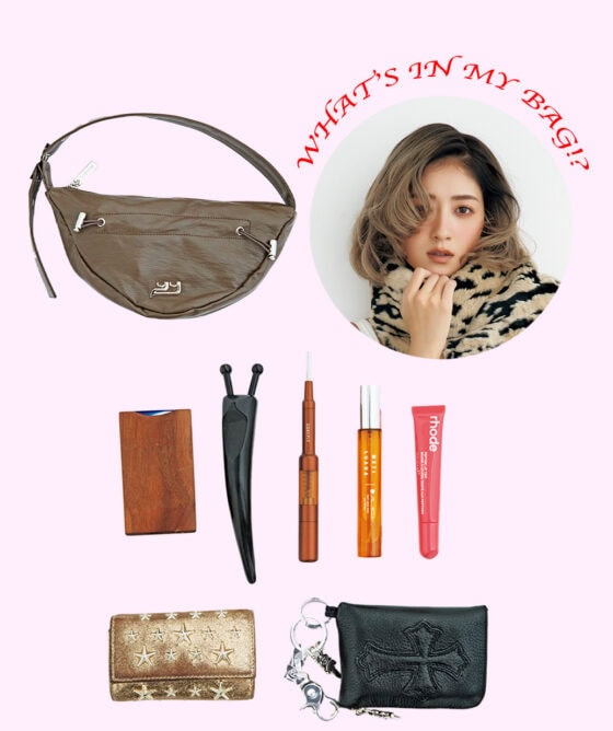 ミニサイズなのに収納力抜群♡「みちょぱ」のバッグの中身を大公開！