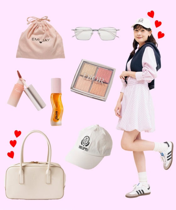 甘すぎない！大人の春色ピンクコーデ【Her lip toプレス・MARINA】