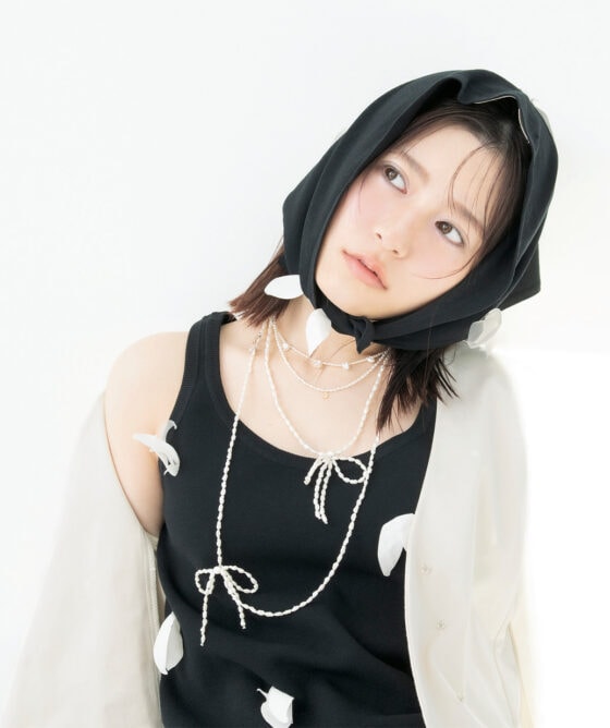 【月足天音】が纏う。一点投入で垢抜け「パールジュエリー」7選