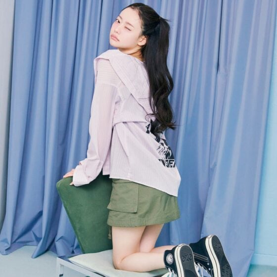 【ヒステリックグラマー】新作ミニスカが可愛すぎ♡ ミリタリーデザインで大人の甘辛MIXコーデ！