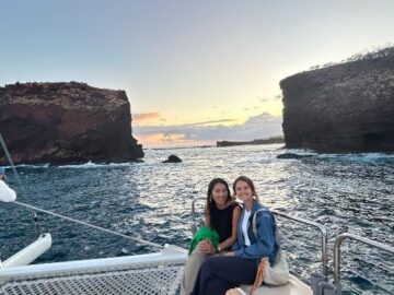 海からみたラナイ島