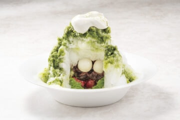 デニーズの抹茶かき氷