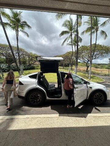 ゴルフ場までも無料で送迎