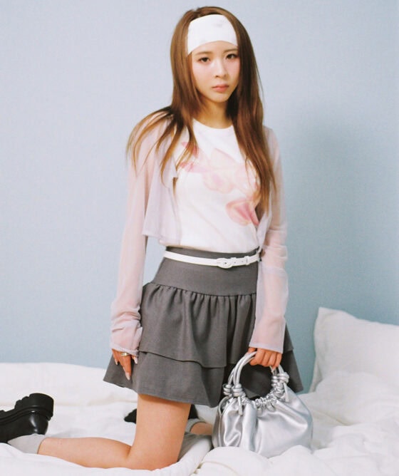 【ミニスカ×韓国っぽコーデ】甘さとカジュアルのバランスが神！