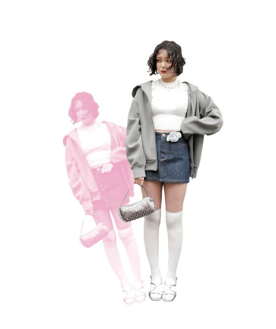 【COCO DEAL】大人のパーカースタイルは“ミニ丈”ボトムでアップデート♡