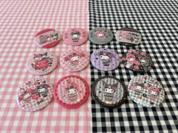 マイメロディ　クロミ　缶バッジ