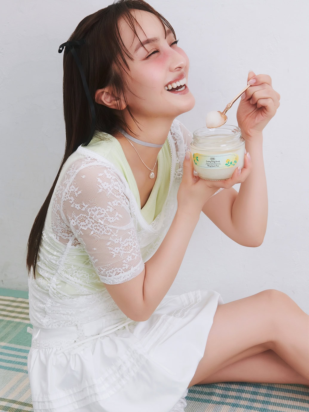 ミントは恋の落とし穴♡ 百田夏菜子、SABONと過ごすミンティスパークリングな夏