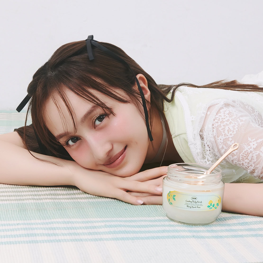 ミントは恋の落とし穴♡ 百田夏菜子、SABONと過ごすミンティスパークリングな夏