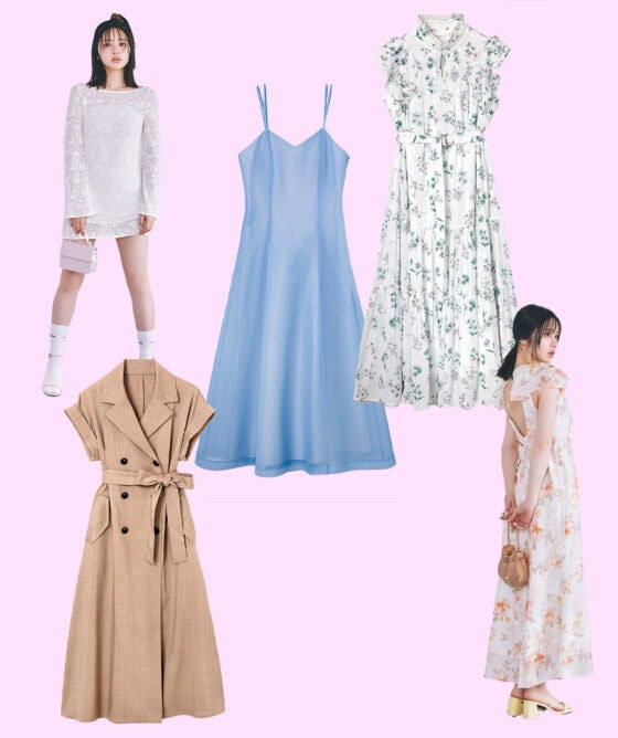 【鎮西寿々歌】が纏う。この夏着たい♡ 大人かわいい上品ワンピース5選