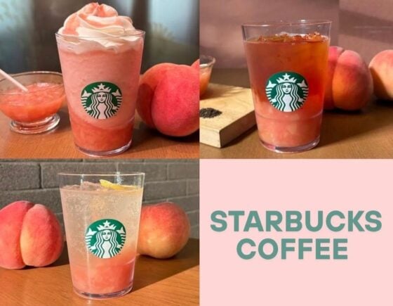 【スタバ新作レポ】“桃”が主役♡ とろける甘さ＆ジューシーな3種を飲み比べ！