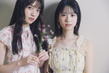 花柄ワンピース