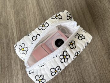 miffy お花のキルティングポーチ 大小2個セット