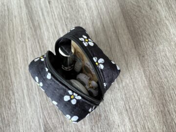 miffy お花のキルティングポーチ 大小2個セット