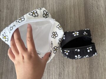 miffy お花のキルティングポーチ 大小2個セット